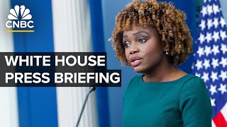 White House press secretary Karine JeanPierre holds a briefing with reporters — 7302024 [upl. by Eentruok]