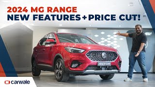 More Features amp More Affordable 2024 MG Astor ZS EV Comet EV Hector Gloster  New Car Discounts [upl. by Dodi]