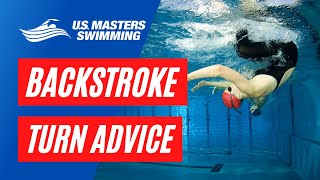 Great Backstroke Turn Advice [upl. by Oratnek231]