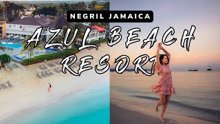 Azul Beach Resort in Negril Jamaica  Travel Vlog  Review [upl. by Cresa239]