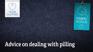 Fabric focus how to remove pilling on clothes [upl. by Schmitz]