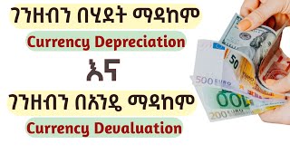 በ Currency Depreciation እና በ Currency Devaluation መካከል ያለ ልዩነት [upl. by Bolt]