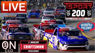 TSPORT 200 at Lucas Oil Raceway Live Craftsman Truck Series Play by Play Live Leaderboard and more [upl. by Studley97]