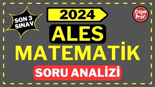 2024 ALES Matematik Soru Analizi  2024 ALES Matematik Soru Tahmini [upl. by Seaddon]