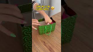 Dale una segunda vida a tus bolsas de regalo Reciclaje Creativo 👍tips ideas hacks [upl. by Cosma999]