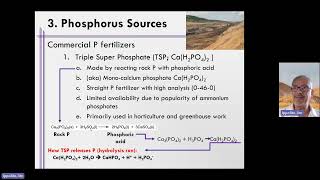 Week 9 Unit 6 Video 18 Triple Super Phosphate Fertilizer Discussion [upl. by Anikal]