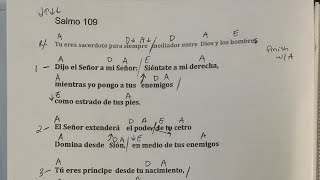 Salmo 109 Tu Eres Sacerdote Para Siempre Mediador Entre Dios y los Hombres [upl. by Drobman]