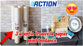 🌺 JAI TROUVÉ LE PAPIER PEINT TENDANCE DE CHEZ ACTION 😍  HAUL action actionaddict haulaction [upl. by Royal]