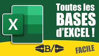 COURS  Excel  les BASES  formation Excel pour débutant tuto gratuit [upl. by Ytsrik]