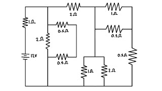 Equivalent Resistance of a Complex Circuit with Series and Parallel Resistors [upl. by Kalin]