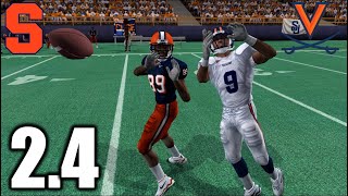 Syracuse vs 22 Virginia  NCAA Football 06 Syracuse Orange Dynasty  S2E4 [upl. by Tnomed]