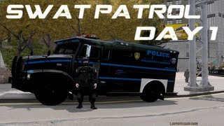 GTA IV LCPDFR 095 RC2 SWAT Day 1 SWAT Day 1 [upl. by Carmencita]