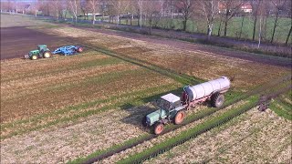 GoPro JohnDeere und Fendt beim Gülle fahren und einarbeiten [upl. by Olcott111]