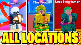 ALL QUEST NPC LOCATIONS In Roblox ANIME SIMULATOR [upl. by Sileas]