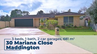 30 Mariana Close Maddington [upl. by Resneps]