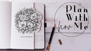 Plan With Me  November 2021 Bullet Journal [upl. by Bronson]