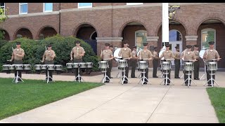 quotThe Commandants Ownquot United States Marine Drum and Bugle Corps 2024 Percussion Section [upl. by Atiloj412]