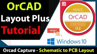 How to Use Layout in OrCAD  Full OrCAD Layout Tutorials  OrCAD Schematic to PCB Layout [upl. by Earehc]