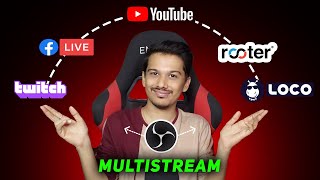 How to Live Stream on Multiple Platforms at Same Time FREE [upl. by Hearn]