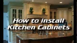 How To Install Kitchen Cabinets  Installing Kitchen Cabinets  Install Kitchen Cabinets [upl. by Shelby]