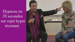 Hypnose en 20 secondes sur sujet hyper résistant [upl. by Niabi]