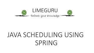 Java Scheduler Using Spring  Fixed amp Cron Scheduling  Working Code Demo [upl. by Lednew]