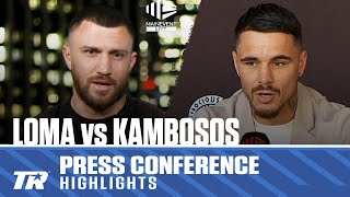 Loma vs Kambosos Kickoff Press Conference Highlights  SAT MAY 11 on ESPN [upl. by Yaluz]