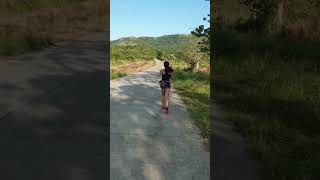 Aulo Lake Trail Uphill Run  Palayan City Nueva Ecija Philippines [upl. by Nylssej]