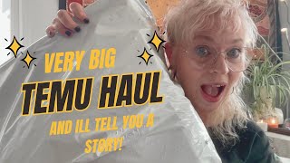 A VERY BIG TEMU HAUL and a little story about £10 sofas [upl. by Eninnaj]