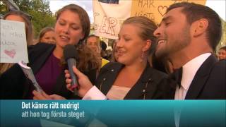 Måns Zelmerlöw  Var ska vi sova i natt Allsång på Skansen 2013 [upl. by Aisatna]