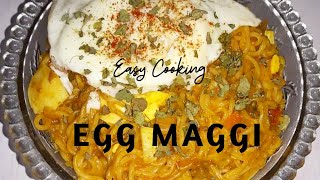 Quick and Easy Egg Maggi Recipe By cooking with foodie Deepika [upl. by Maximilian740]