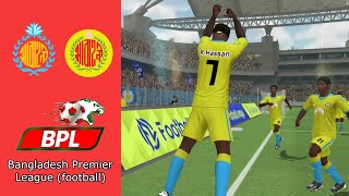 Abahani Ltd Dhaka VS Chittagong Abahani Ltd । BD Football Premier League । Football League 2024 [upl. by Jara293]