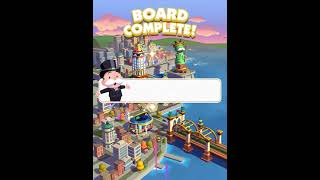 Monopoly Go  board 1 NY city complete  Large bank heist  Building London board amp stickers [upl. by Bonni248]