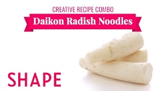 Noodleless Chicken Pad Thai with Daikon Radish  Shape [upl. by Aillimat]