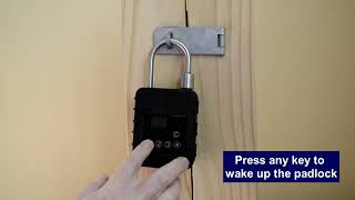 How to wake up your 5G IoT smart padlock to unlock it [upl. by Anilahs]