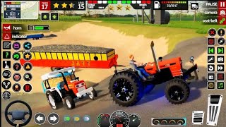 farming tractor simulator game gameplayharvester tractor farming simulator gamefarming simulator [upl. by Caty]