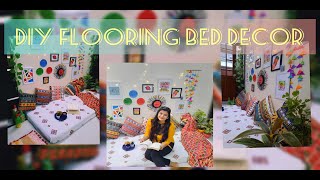 DIY Flooring Bed Decor  Best Room Decor Ideas In Lockdown  DMK Crafts [upl. by Pinkerton]