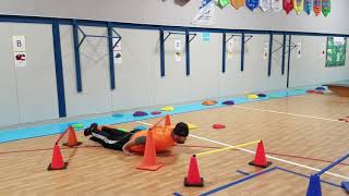 Hutsell Elementary Ninja Warrior Obstacle Course Field Day [upl. by Astrea]