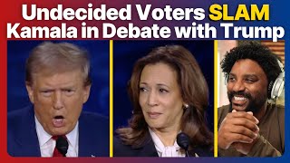 Undecided Voters SLAM Kamala in Debate with Trump [upl. by Yanahc]