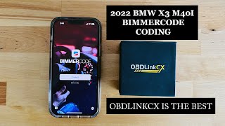 2022 BMW X3 M40i HOW TO USE BIMMERCODE COMPLETE WALKTHROUGH FOR BEGINNERS OBDDLinkCX is the best [upl. by Notserp]