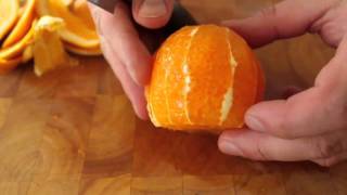 Food Wishes Recipes  How to Make Orange Supremes  Technique for Orange Supremes [upl. by Aicemaj]