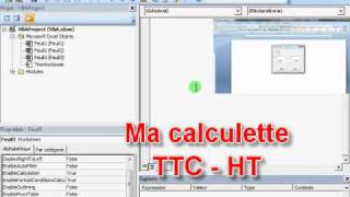 Débutant Découvrir VBA en construisant une calculette TVA vidéo 14 [upl. by Terryl712]