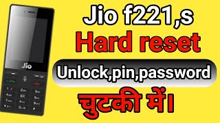 F221s jio phone hard reset unlock  setting problem hang on logorest lyf f 221s [upl. by Eignav]