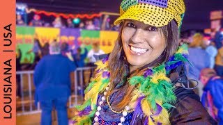 Mardi Gras parade Louisiana [upl. by Nitsuj56]