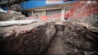 Hallan vestigio ceremonial de un calpulli mexica en la Plaza Pino Suárez [upl. by Asiak]