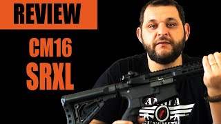 Review COMPLETO rifle airsoft CM16 SRXL GampG [upl. by Lorelie366]