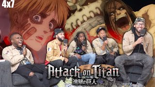 Erens a SAVAGE Attack on Titan Season 4 Episode 7 quotAssaultquot REACTION [upl. by Tuchman]