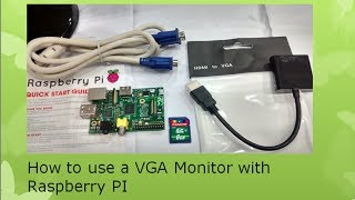 How to use a VGA Monitor with Raspberry PI [upl. by Enelrae809]