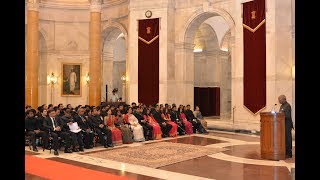 President Kovind addresses IAS officers of the 2016 batch at Rashtrapati Bhavan [upl. by Getraer]