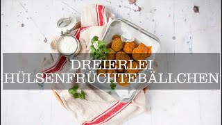 Vegane Hülsenfrüchtebällchen  SONNENTOR [upl. by Syverson872]